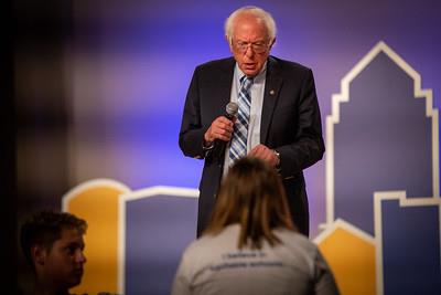 Democratic presidential candidate Bernie Sanders